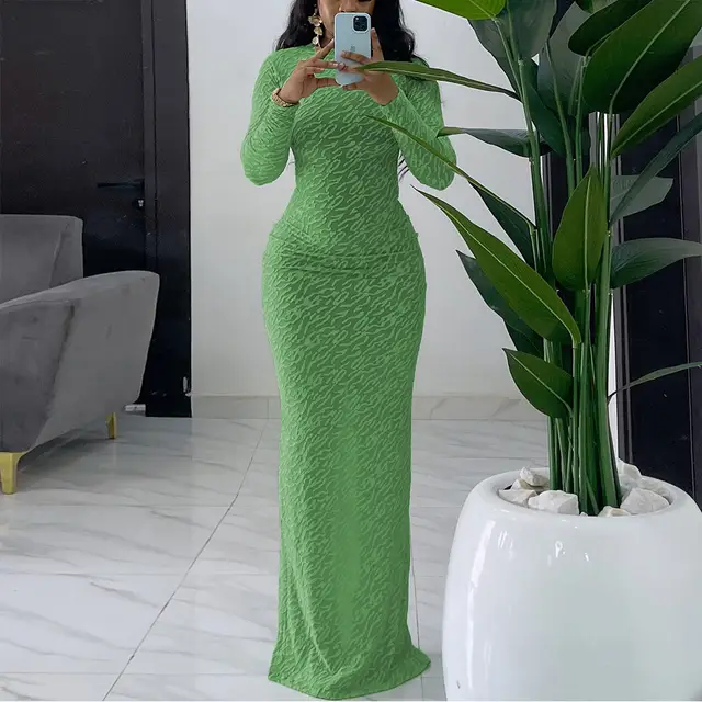 GREEN WITH GRACE DRESS